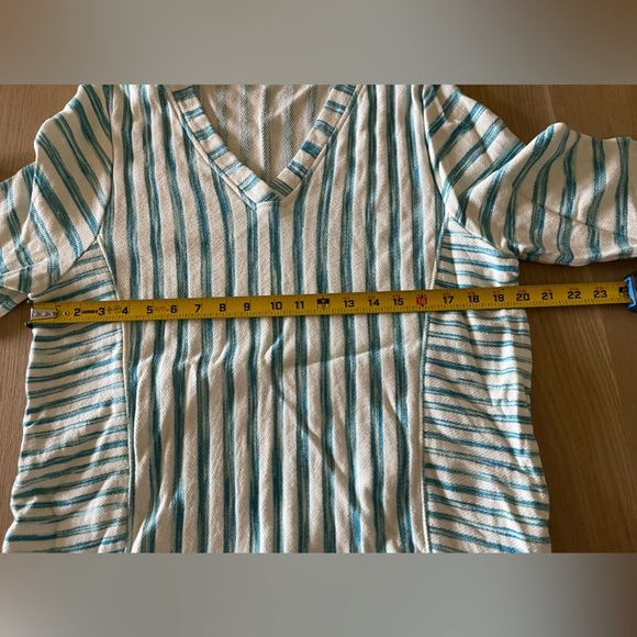Soft Surroundings| Nautical Striped Long Tunic Sweater, Size Large•••Beachy - Picture 12 of 13